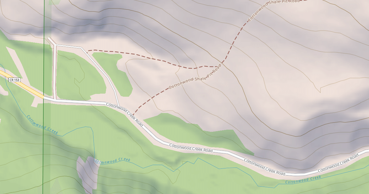 Map preview of COTTONWOOD SHALE PIT