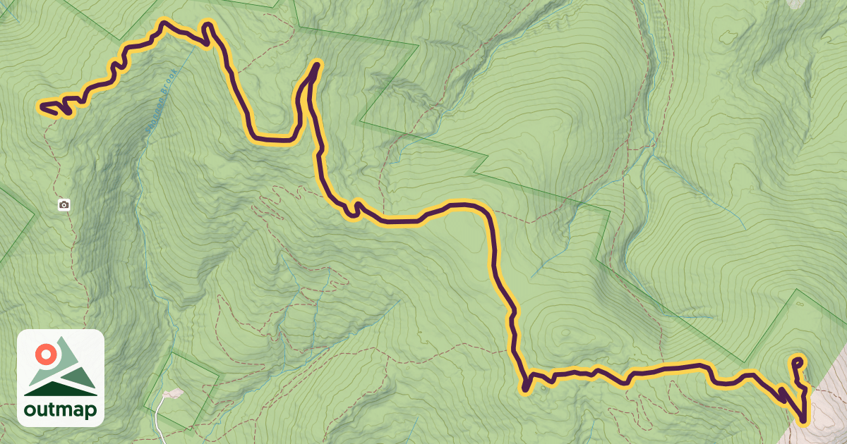 Map of High Ridge Trail