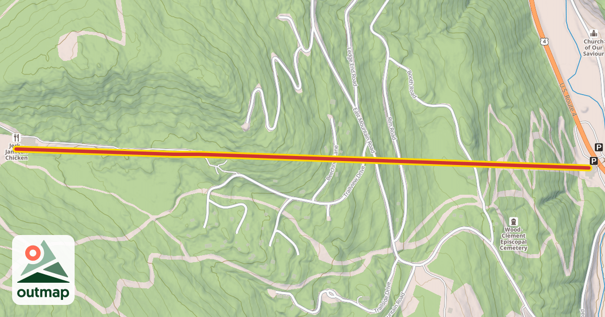 Map of Skyeship Express Gondola Stage 1