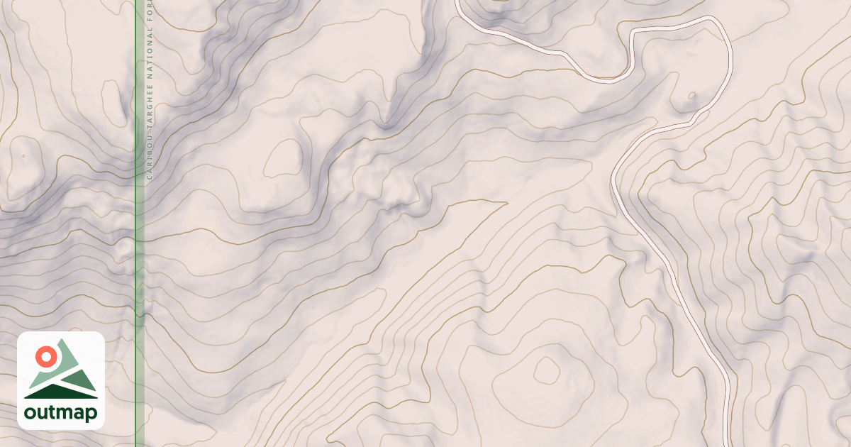 Map of Crystal Creek