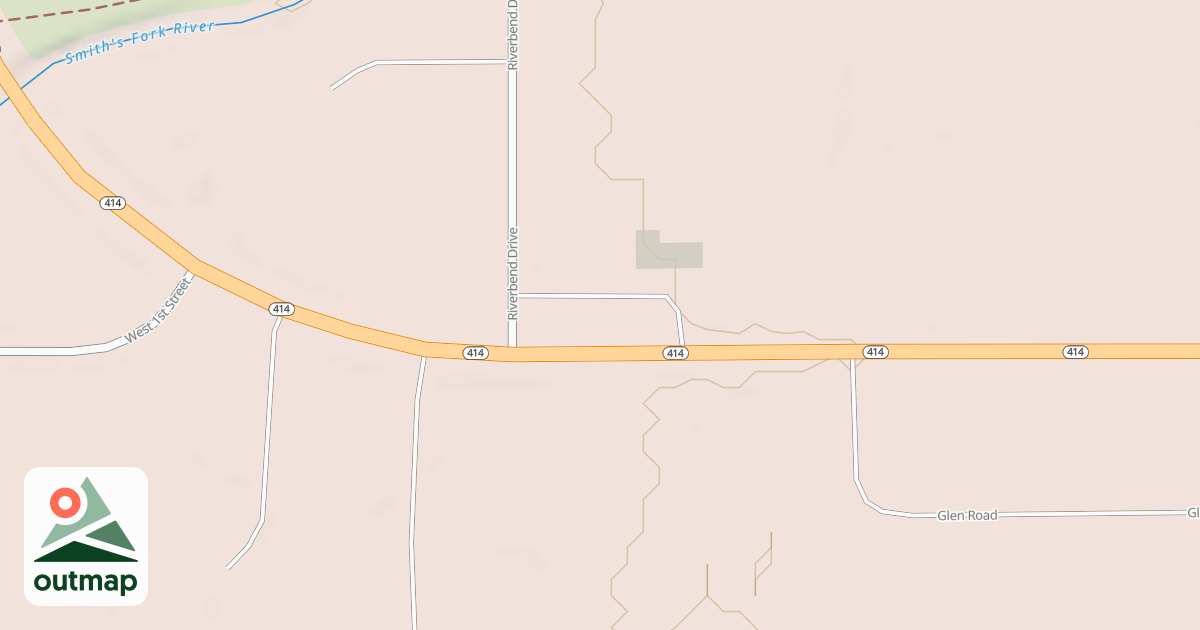 Map of MTN. VIEW RANGER STATION