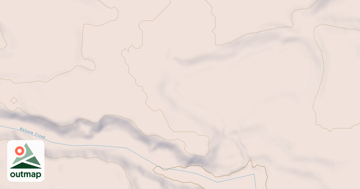 Map of Balsam Trail