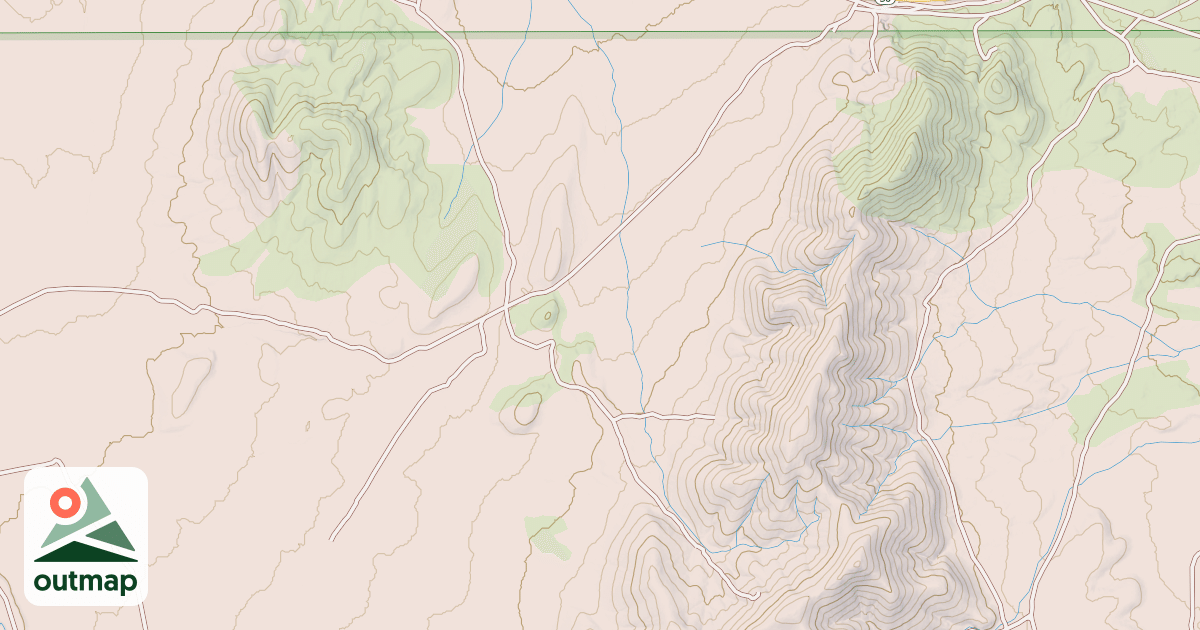 Map of EAST AULT