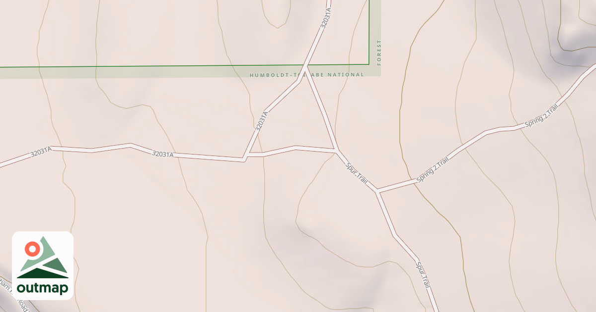 Map of BURCHAM CONNECTOR SPUR B