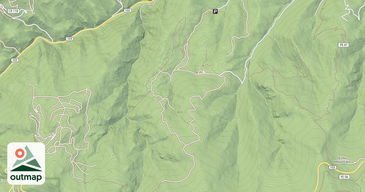 Map of BARBOUR FORK