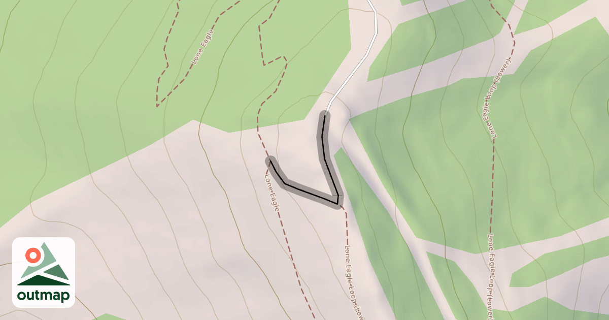 Map of Lone Eagle Connector
