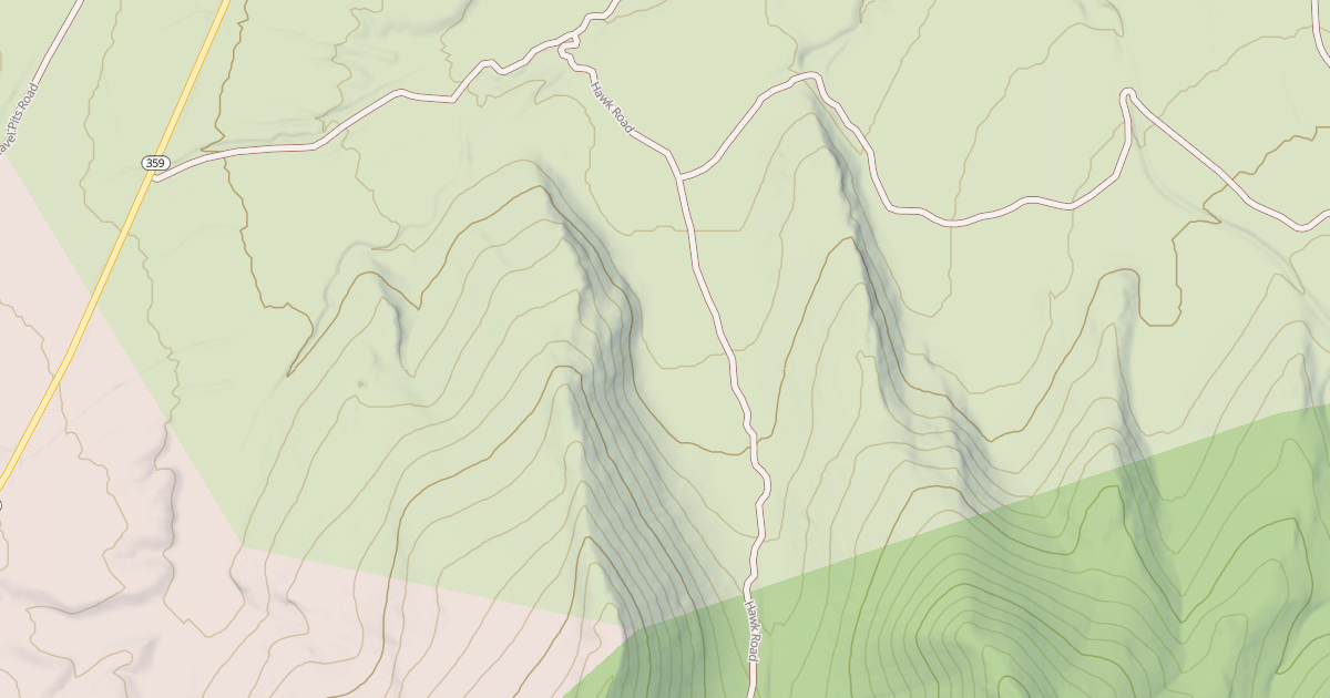 Map preview of HAWK ROAD