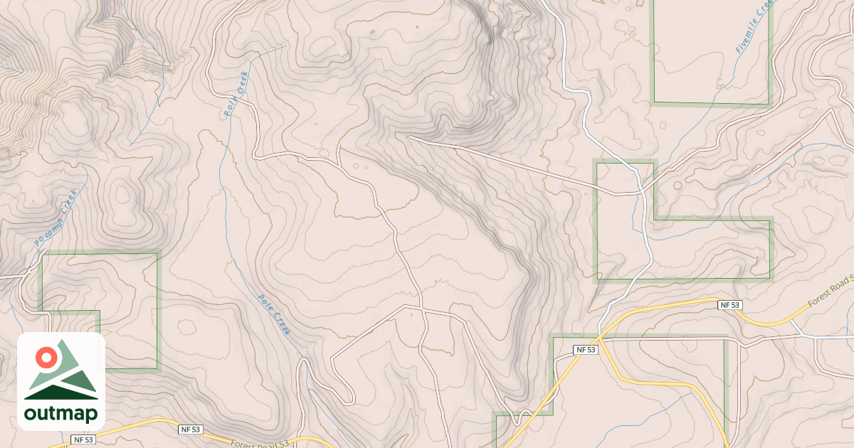 Map of USFS National Forest System Roads {436E5E9D-A589-4C69-9D1A-FEA5BEFA01D0}