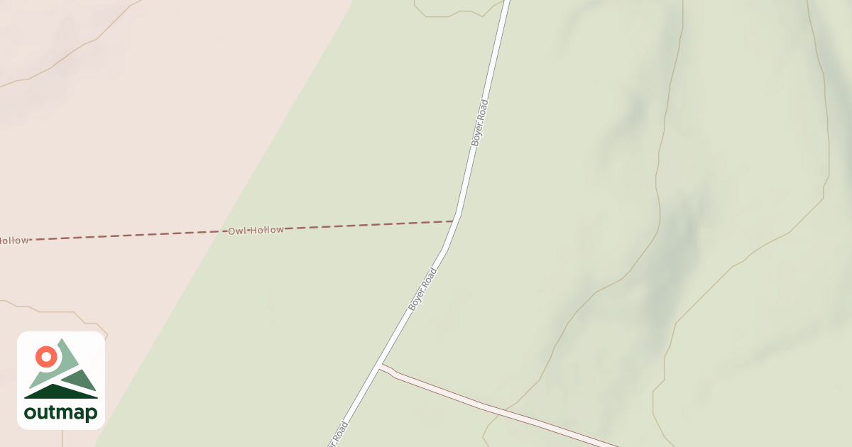 Map of Whiskey Springs Trails