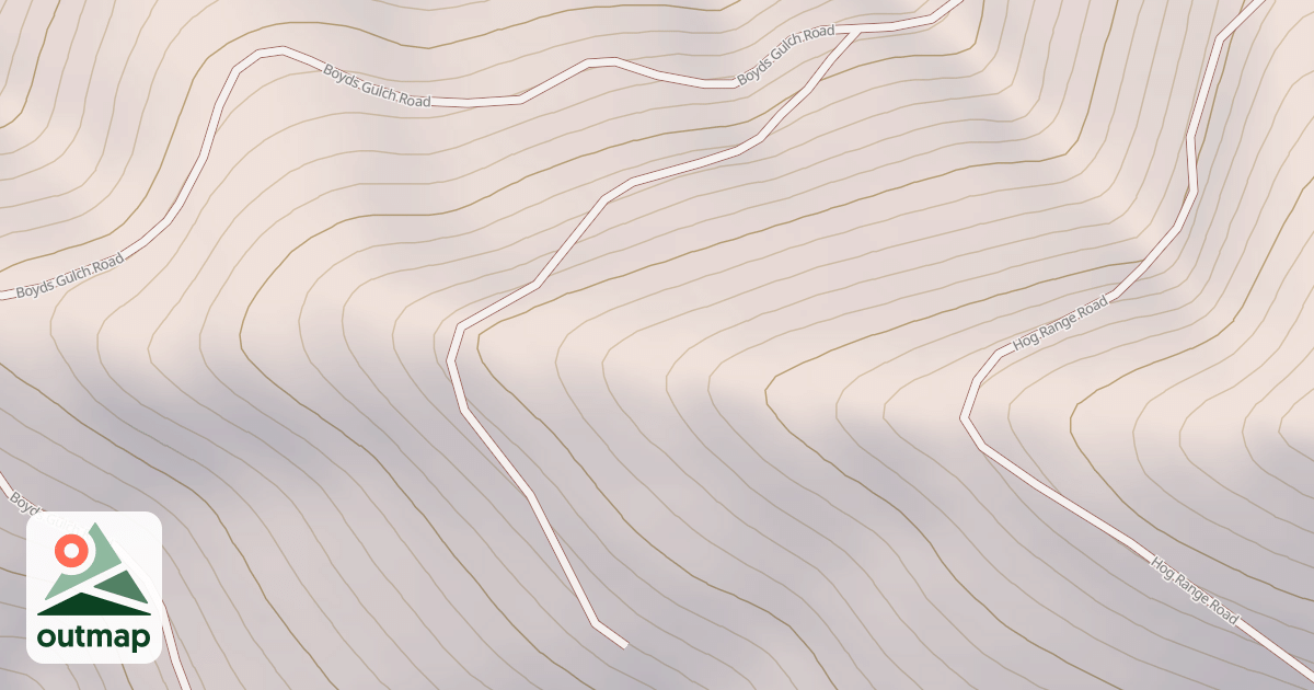 Map of BOYDS GULCH
