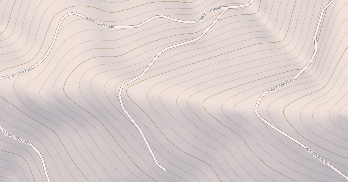 Map preview of BOYDS GULCH