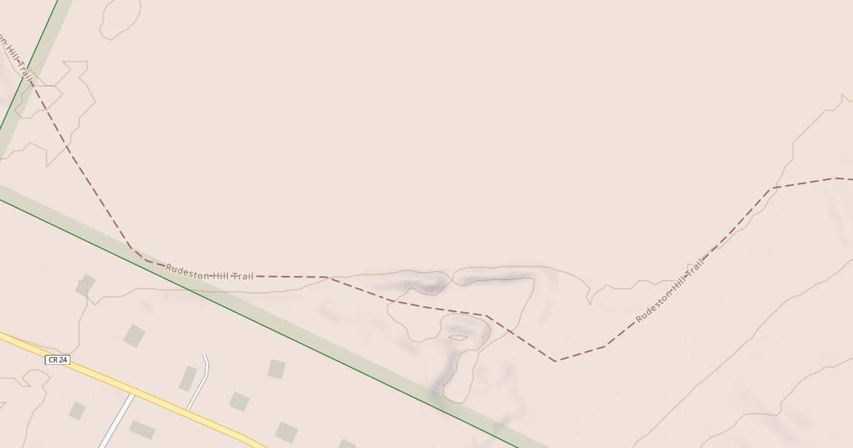 Map preview of Rudeston Hill Trail