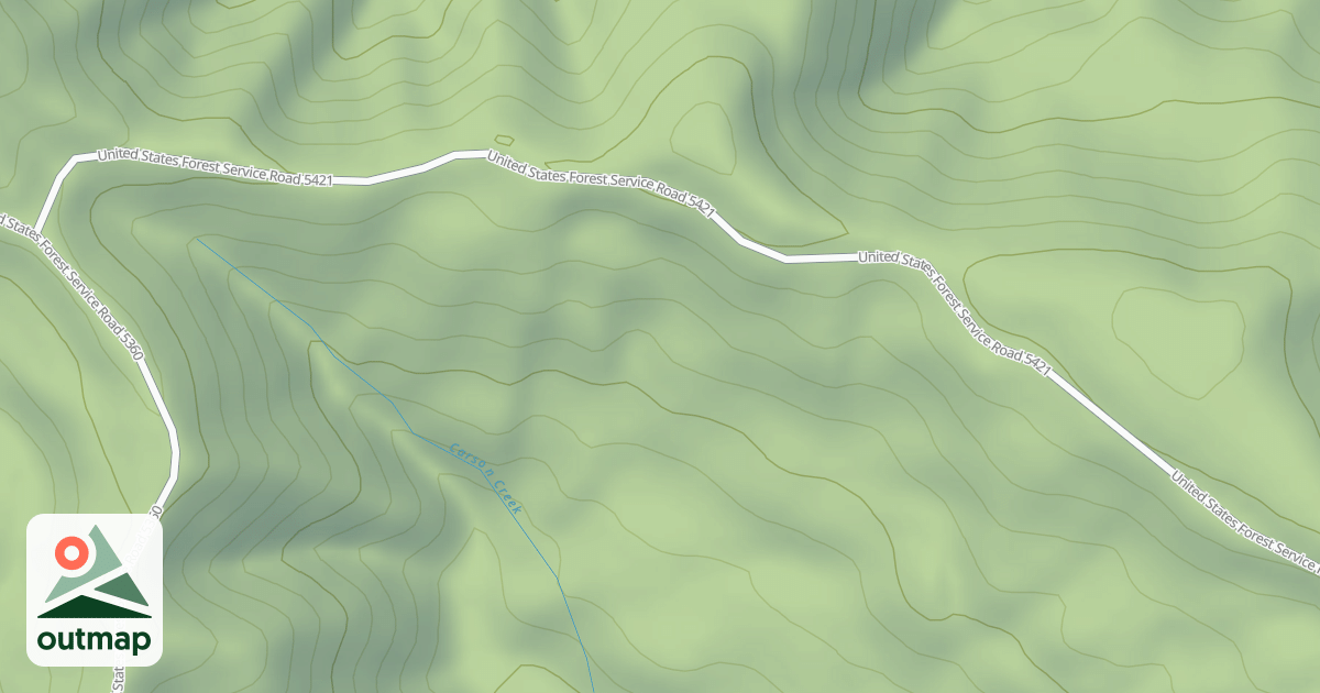 Map of USFS National Forest System Roads {E339F157-232B-4F93-B656-FA9FD2C025AB}