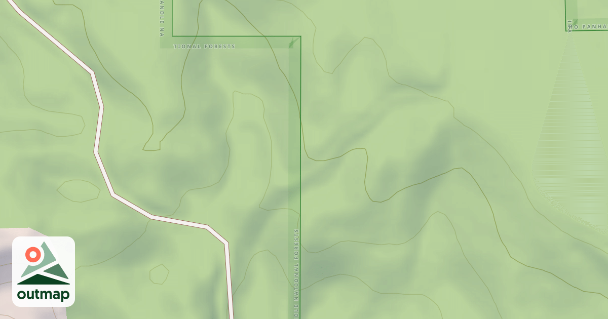 Map of HOGUE MOUNTAIN A