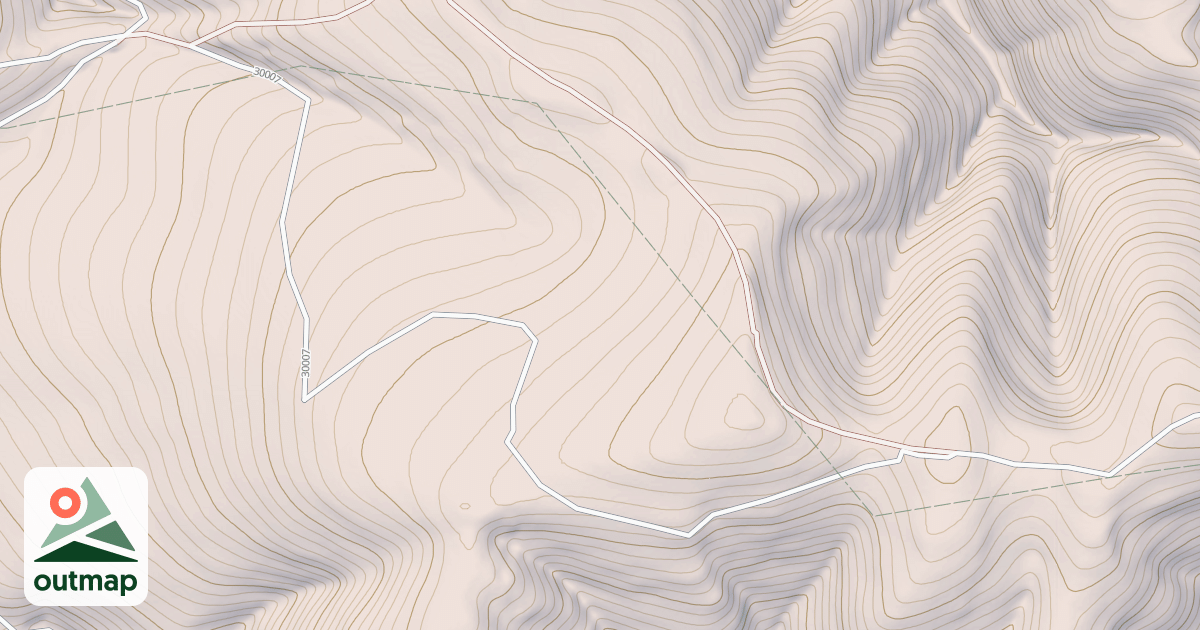 Map of CEMENT RIDGE E1
