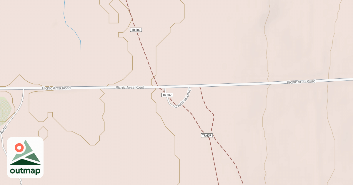 Map of OVERLOOK LOOP