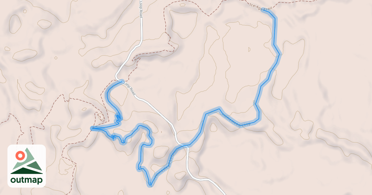 Map of Homestead Loop