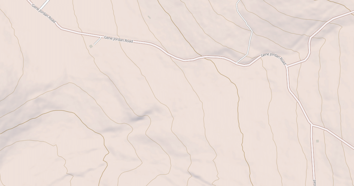 Map preview of Gene Jordan Rd