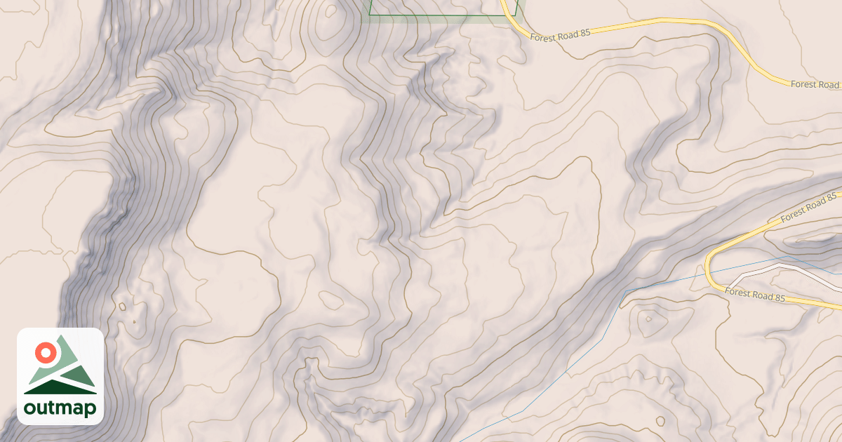 Map of USFS National Forest System Roads {8CE6AB88-AE89-48C6-BCBC-AC6D43EA2DAC}