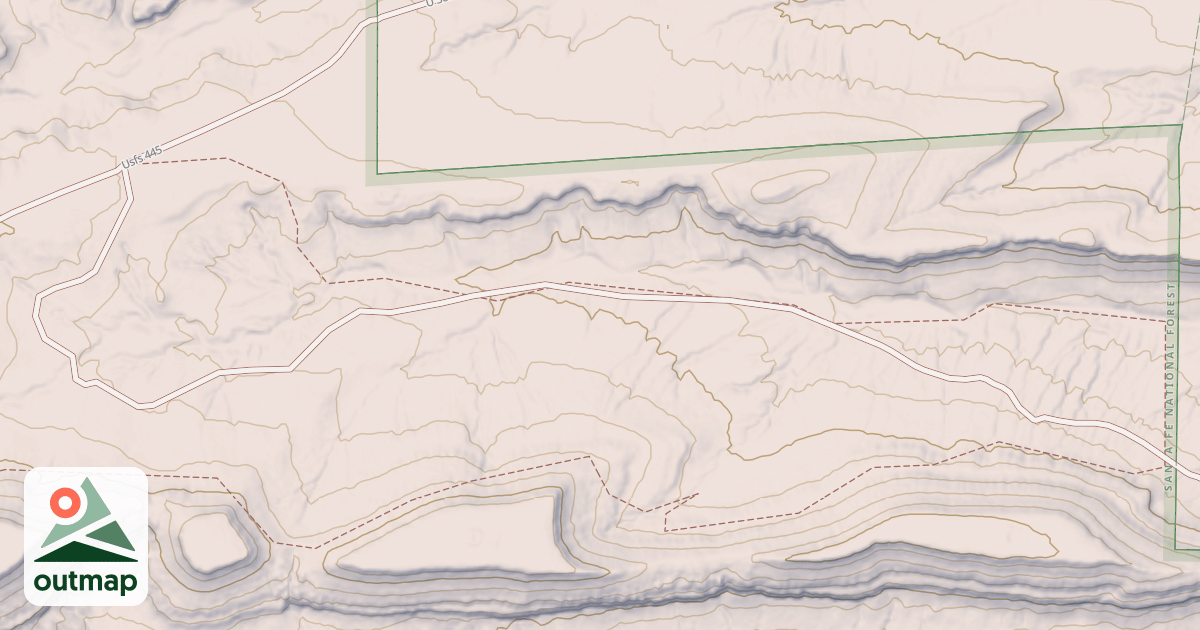 Map of USFS National Forest System Roads {BF3BDEA8-9A2E-488F-9465-6033B31EAE6F}
