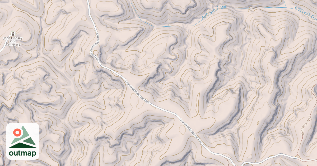 Map of Laurel Hill Multiple Use Trail