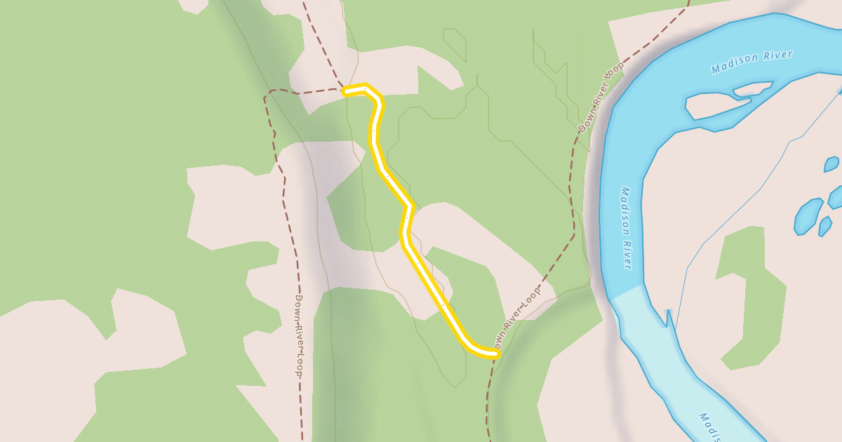 Map preview of Down River Loop Cutoff