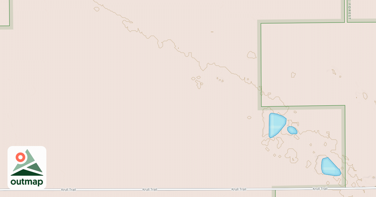Map of Warroad/Roseau Trails