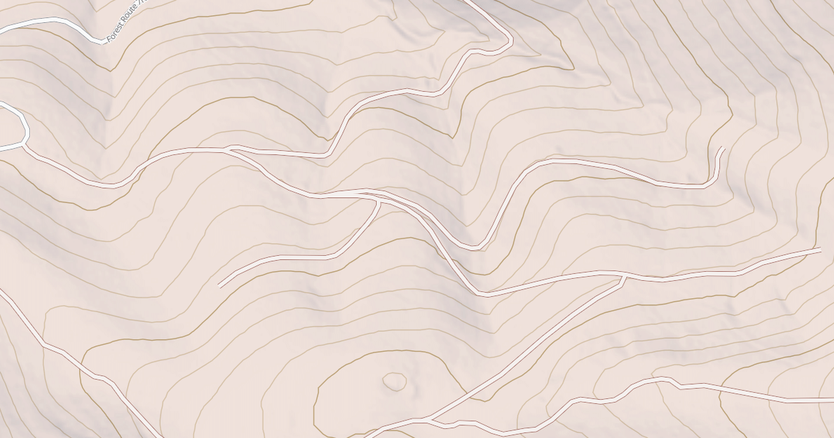Map preview of USFS Motor Vehicle Use Map Roads {67A16309-2495-45DF-AA0C-C2BCBB4CBCE2}