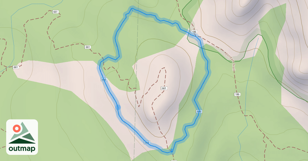 Map of Ant Hill Loop Trail