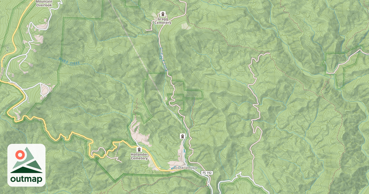 Map of ROSEBORO GRAGG