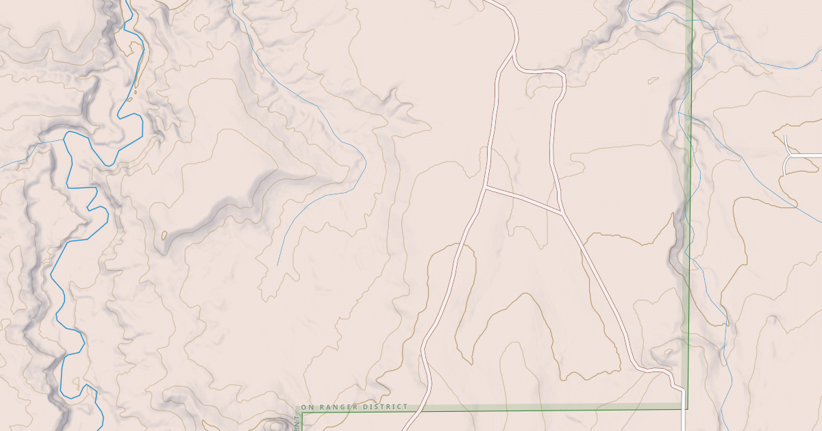 Map preview of USFS Motor Vehicle Use Map Trails 22473