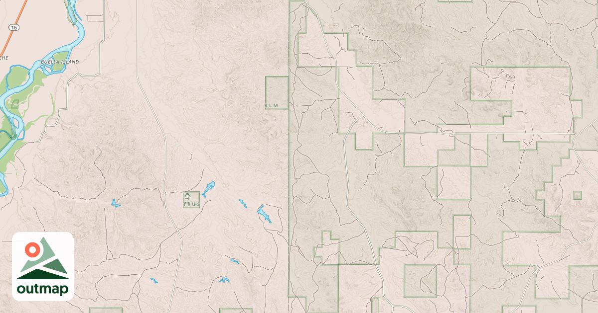 Map of (FDR) STATELINE RD