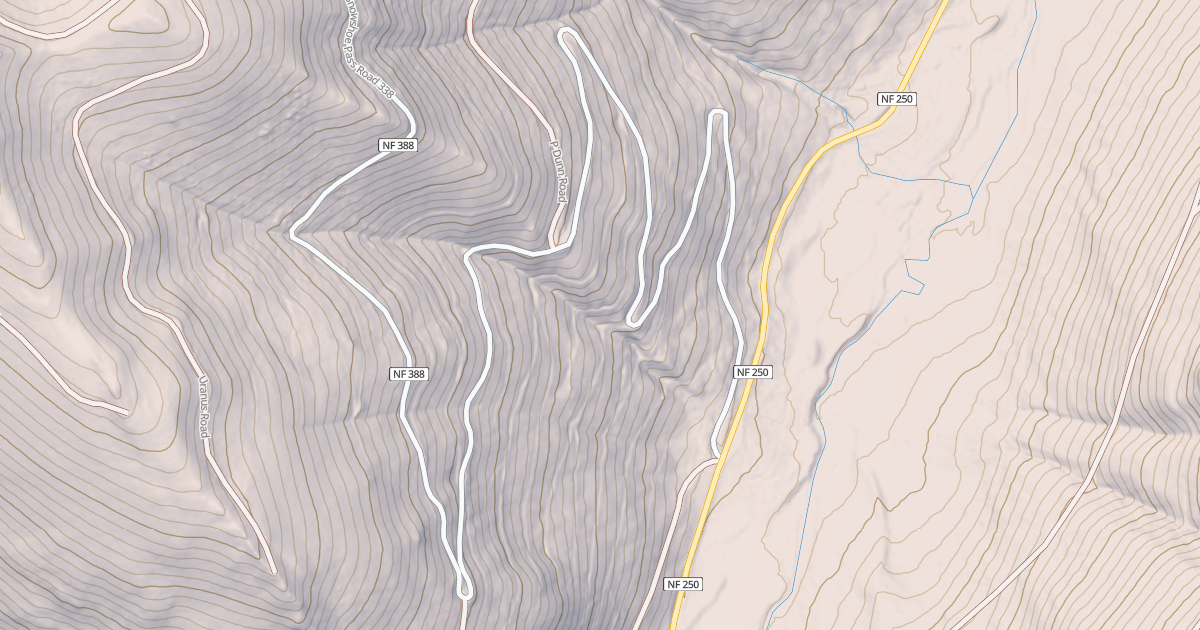 Map preview of SNOWSHOE PASS ALTERNATE