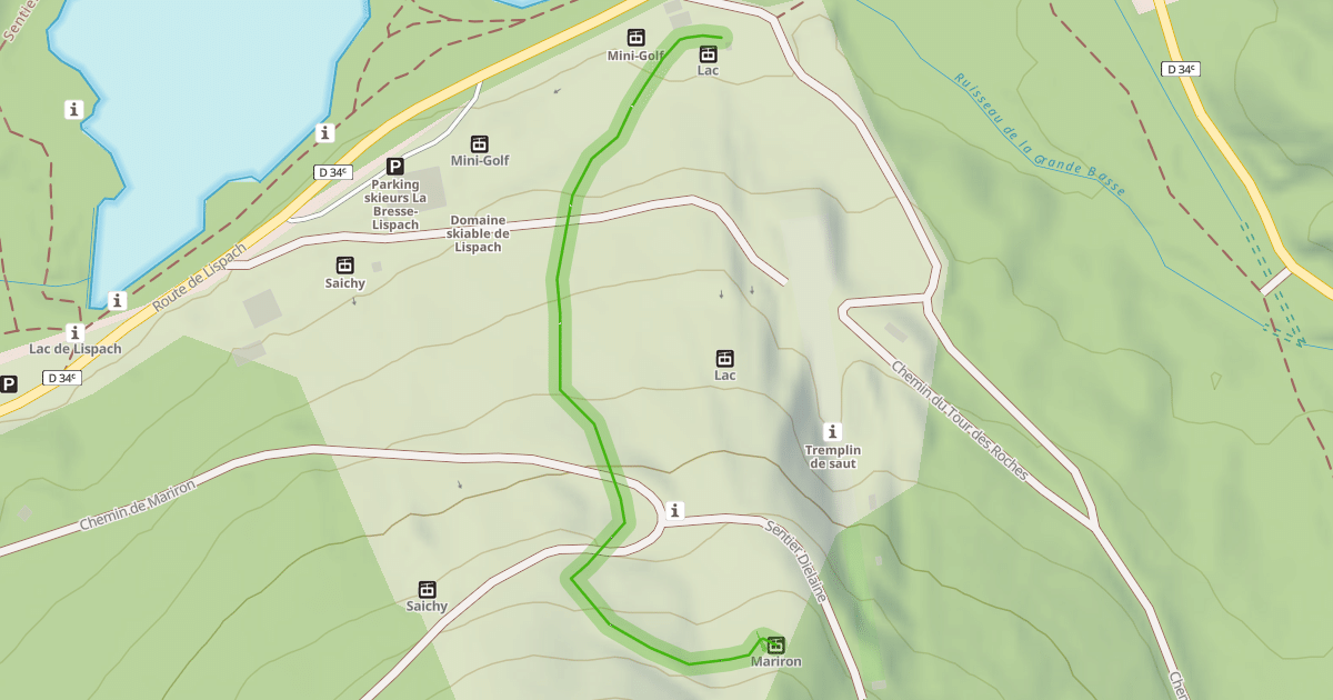 Map preview of Traversée