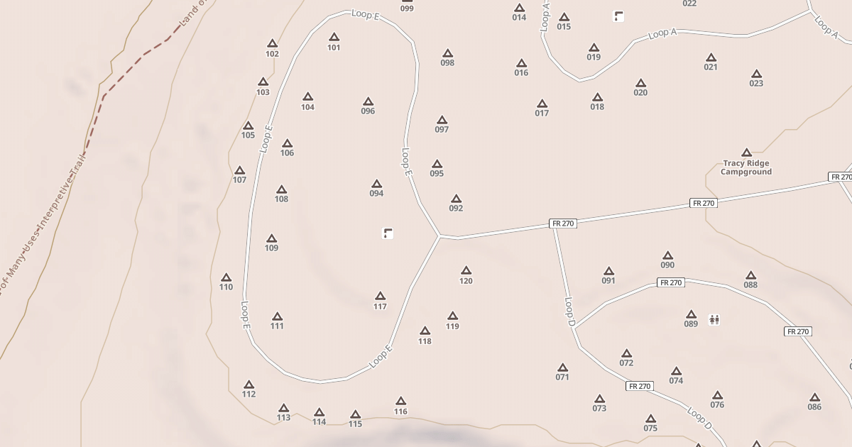 Map preview of TRACY RUN - H