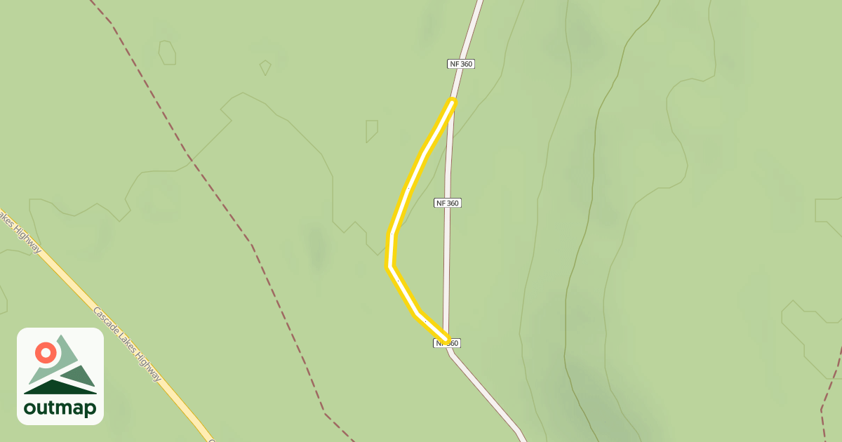 Map of Todd Lake Trail