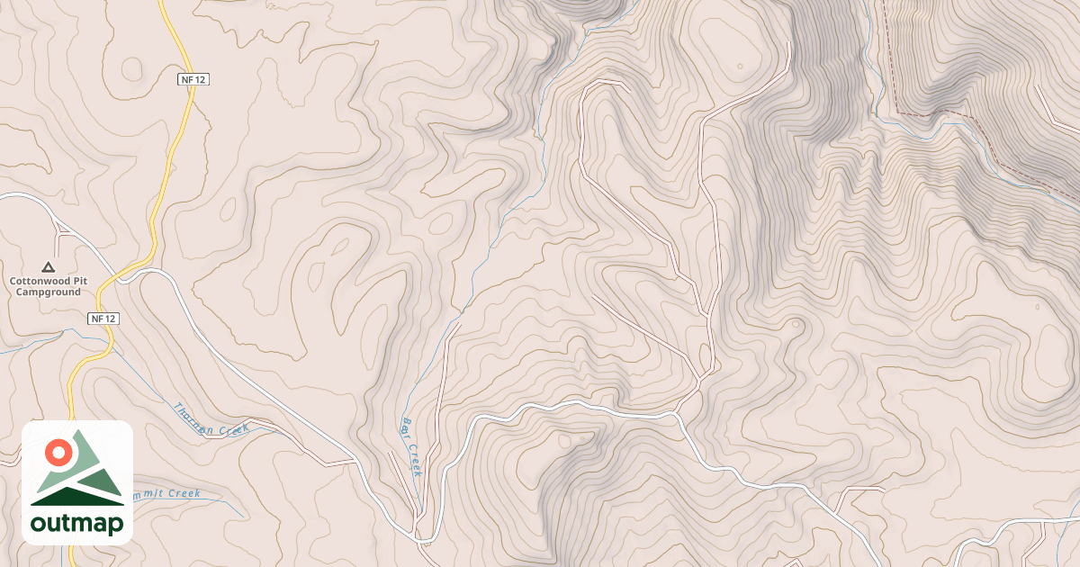 Map of USFS National Forest System Roads {8C7D8C9D-464D-4F7E-8730-93CB911EA93D}