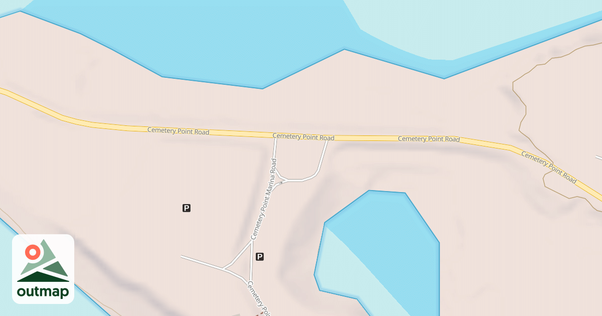 Map of CEMETERY POINT LOOP