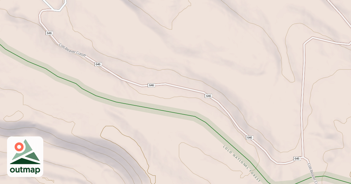 Map of COLT CREEK