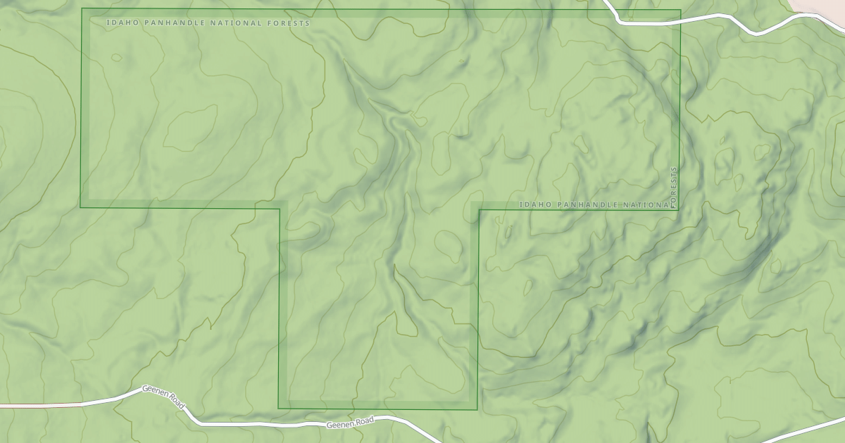 Map preview of Cocolalla Section 12 Ohv