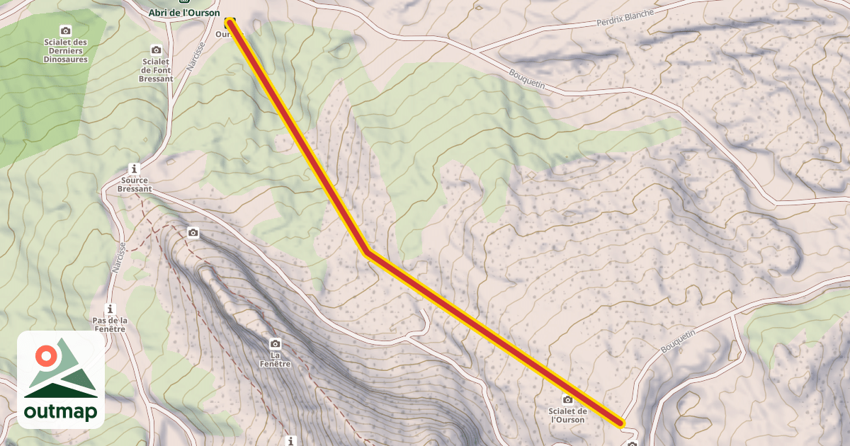 Map of Ourson