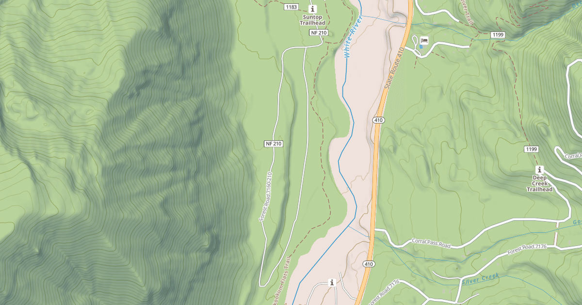 Map preview of RANGER CREEK AIRSTRIP