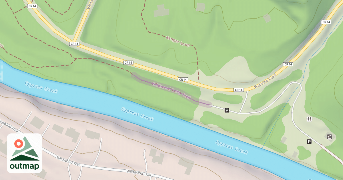 Map of Wildwood Loop Trail