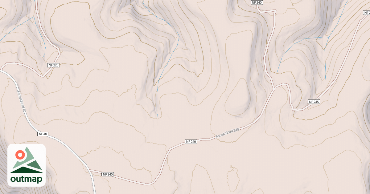 Map of BEAR CAVE RIDGE