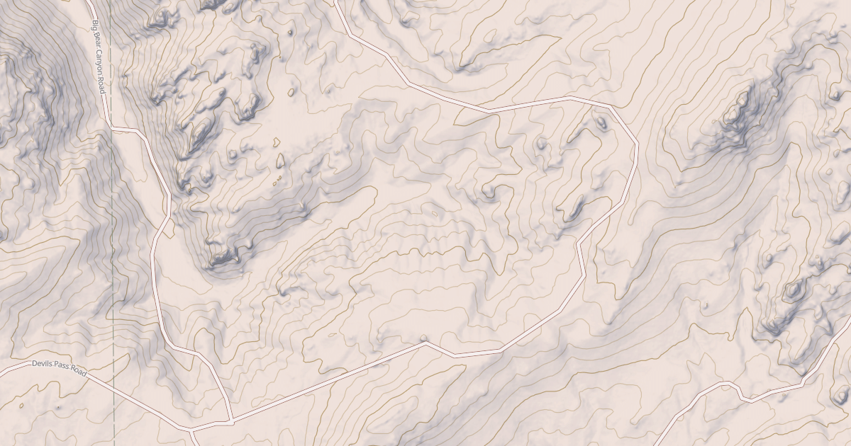 Map preview of Sawtooth Mountain