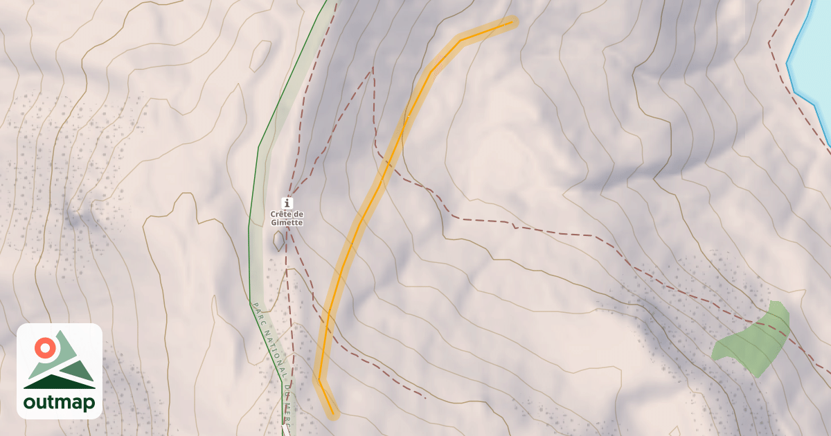 Map of Marmottes Hors Piste
