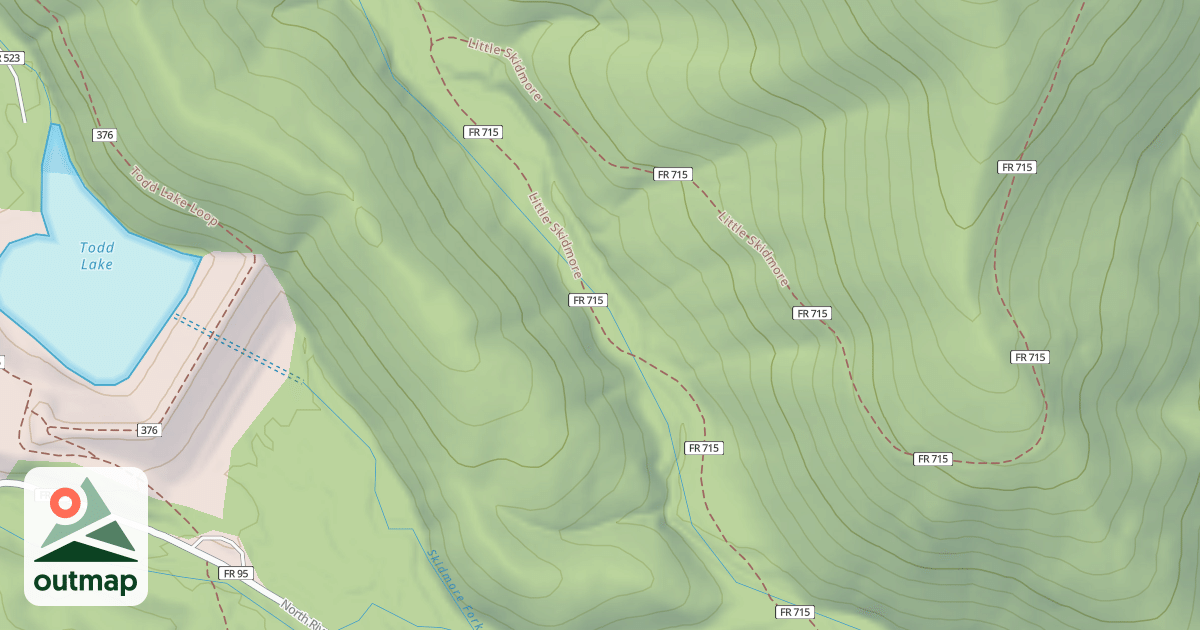 Map of DUMPSTER ROAD