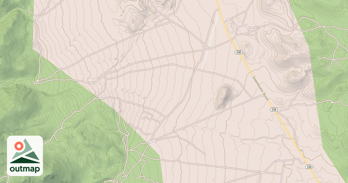Map of SWEETWATER CANYON ROAD