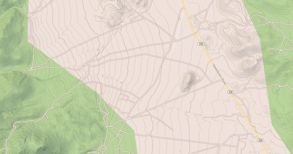 Map preview of SWEETWATER CANYON ROAD