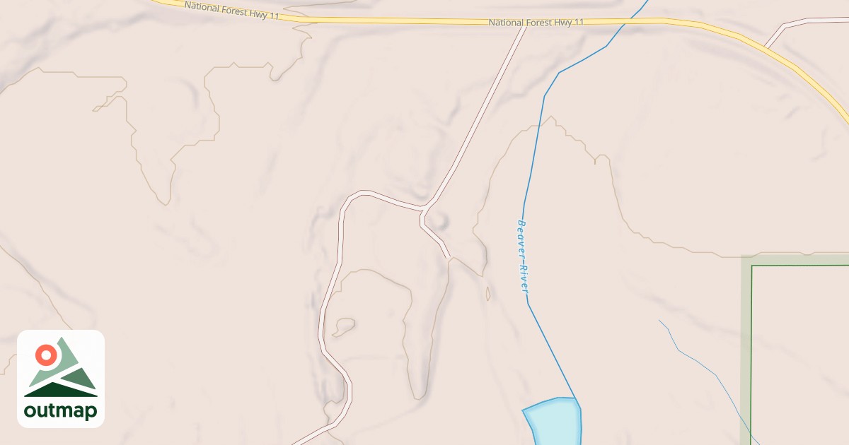 Map of BEAVER RIVER PIT